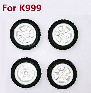 Wltoys K969 K979 K989 K999 P929 P939 RC Car spare parts tires (For K999) - Click Image to Close