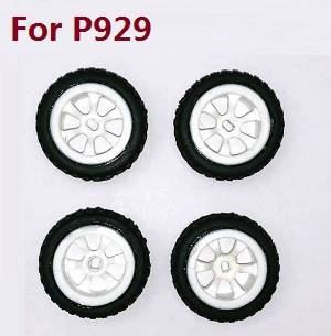 Wltoys K969 K979 K989 K999 P929 P939 RC Car spare parts tires (For P929) - Click Image to Close