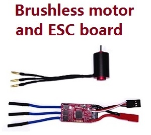 Wltoys K969 K979 K989 K999 P929 P939 RC Car spare parts brushless motor and ESC board - Click Image to Close
