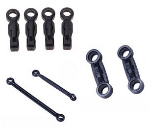 Wltoys K969 K979 K989 K999 P929 P939 RC Car spare parts upper swring arm and pull rod set - Click Image to Close