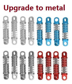 Wltoys K969 K979 K989 K999 P929 P939 RC Car spare parts shock absorber 4 colors (Metal)