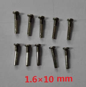 Wltoys L333 L343 L353 RC Car spare parts screws 1.6*10mm - Click Image to Close