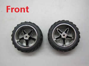 Wltoys 2019 L929 RC Car spare parts Front wheel (Left + Right) - Click Image to Close
