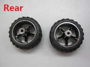 Wltoys 2019 L929 RC Car spare parts Rear wheel (Left + Right) - Click Image to Close