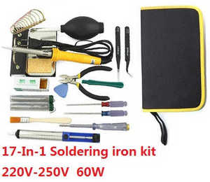 Wltoys L939 L999 RC Car spare parts 17-In-1 Voltage 220-250V 60W soldering iron set