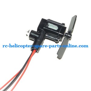 LH-109 LH-109A helicopter spare parts tail blade + tail motor + tail motor deck + tail LED light (set) - Click Image to Close