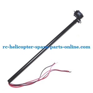 LH-1108 LH-1108A LH-1108C RC helicopter spare parts tail big pipe + tail motor + tail motor deck + tail LED light (set) - Click Image to Close