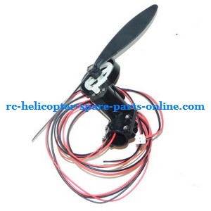 LH-1201 LH-1201D RC helicopter spare parts tail blade + tail motor + tail motor deck (set) - Click Image to Close