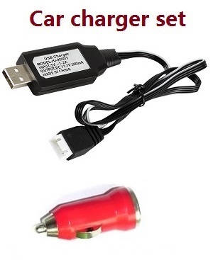 JJRC M02 RC Aircraft drone spare parts car charger with USB charger wire 11.1V - Click Image to Close