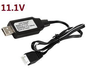 JJRC M02 RC Aircraft drone spare parts USB charger cable 11.1V