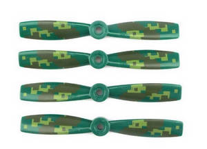 JJPRO JJRC P200 RC quadcopter drone spare parts main blades (camouflage-green)