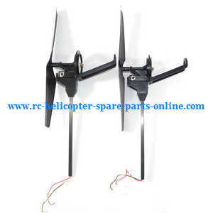 Wltoys WL Q212 Q212K Q212KN Q212G Q212GN quadcopter spare parts Black blades side bar and motor set (Forward and Reverse)