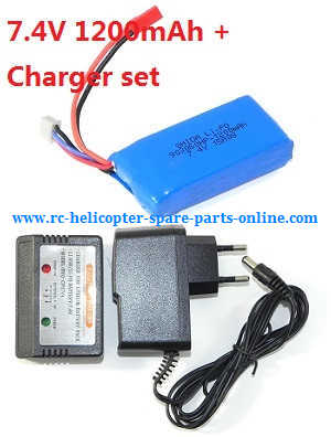 Wltoys WL Q212 Q212K Q212KN Q212G Q212GN quadcopter spare parts charger + balance charger box + battery 7.4V 1200mah - Click Image to Close