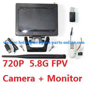 Wltoys WL Q212 Q212K Q212KN Q212G Q212GN quadcopter spare parts 720P 5.8g FPV Camera + Monitor set