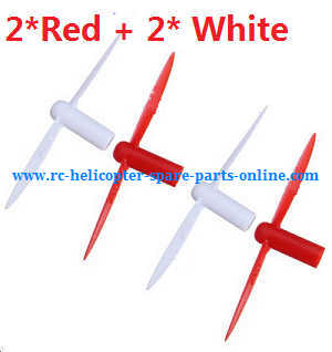 Wltoys WL Q282 Q282G Q28K quadcopter spare parts main blades propellers (2*Red+2*White)