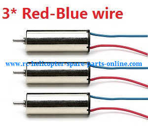 Wltoys WL Q282 Q282G Q28K quadcopter spare parts main motor (Red-Blue wire) 3pcs - Click Image to Close
