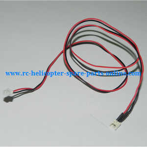 Wltoys WL Q333 Q333A Q333B Q333C quadcopter spare parts LED connect wire plug (Red-Black wire)