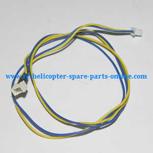 Wltoys WL Q333 Q333A Q333B Q333C quadcopter spare parts LED connect wire plug (Yellow-Blue wire)