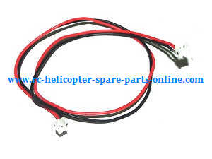 Wltoys WL Q333 Q333A Q333B Q333C quadcopter spare parts motor connect wire plug (Red-Blue) - Click Image to Close