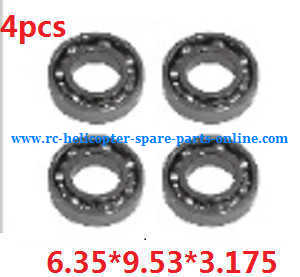 JJRC Q35 Q36 RC Car spare parts bearing 6.35*9.53*3.175 4pcs