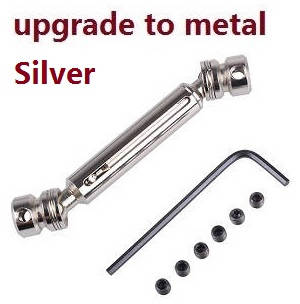 JJRC Q39 Q40 RC truck car spare parts rear wheel drive (Upgrade to metal) Silver