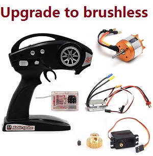 JJRC Q39 Q40 RC truck car spare parts upgrade to brushless motor set with transmitter