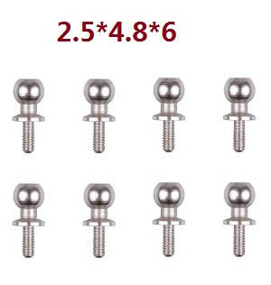 JJRC Q39 Q40 RC truck car spare parts ball head screws (2.5*4.8*6) 8pcs