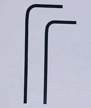 JJRC Q39 Q40 RC truck car spare parts inner hexagon wrench 2pcs