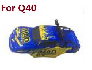JJRC Q39 Q40 RC truck car spare parts upper cover car shell for Q40 (Blue) - Click Image to Close