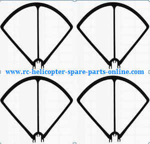 Wltoys WL Q393 Q393-A Q393-C Q393-E RC Quadcopter spare parts outer protection frame (Black) - Click Image to Close