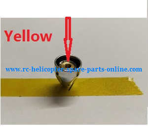 Wltoys WL Q393 Q393-A Q393-C Q393-E RC Quadcopter spare parts blades cap (Yellow) - Click Image to Close