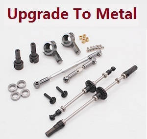 JJRC Q61 RC Military Truck Car spare parts differential driving shaft set and metal gears