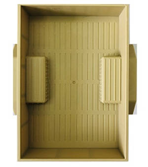 JJRC Q62 RC Military Truck Car spare parts trunk (Yellow)