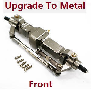 JJRC Q62 RC Military Truck Car spare parts front driving module assembly (Metal)
