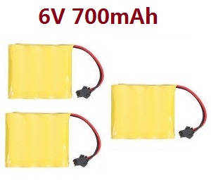 JJRC Q62 RC Military Truck Car spare parts 6V 700mAh battery 3pcs JJRC Q62 RC Military Truck Car spare parts 6V 700mAh battery 3pcs
