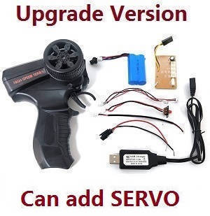 JJRC Q64 RC Military Truck Car spare parts upgrade transmitter and PCB board version can upgrade SERVO - Click Image to Close