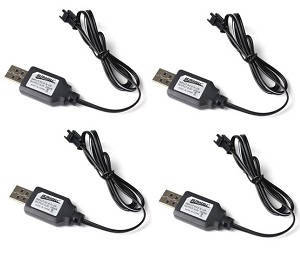 JJRC Q64 RC Military Truck Car spare parts USB charger wire 4pcs JJRC Q64 RC Military Truck Car spare parts USB charger wire 4pcs