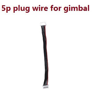 Wltoys WL XK Q868 RC drone spare parts 5p plug wire for gimbal - Click Image to Close