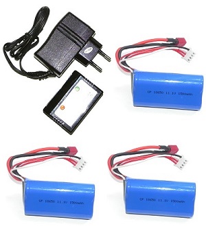 GT Model QS8005 RC helicopter spare parts charger + balance charger box + 3*battery - Click Image to Close