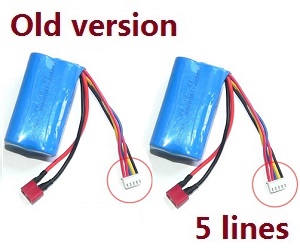 *** Deal *** GT Model 8006 QS8006 RC helicopter spare parts 14.8V 1500mAh battery (Old version 5lines) 2pcs