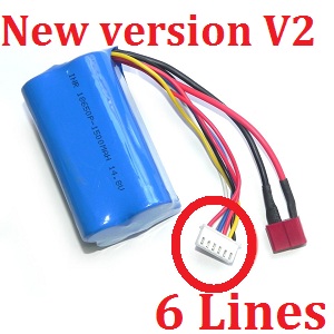 GT Model 8006 QS8006 RC helicopter spare parts battery (New version V2) - Click Image to Close