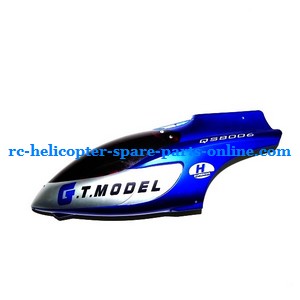 GT Model 8006 QS8006 RC helicopter spare parts head cover (Blue)