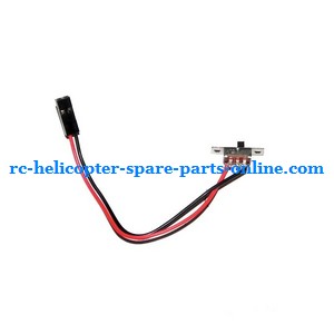 GT Model 9011 QS9011 RC helicopter spare parts on/off switch wire