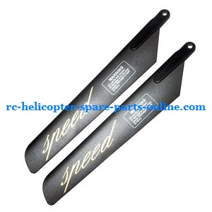 GT Model 9011 QS9011 RC helicopter spare parts main blades (2x upper + 2x lower)