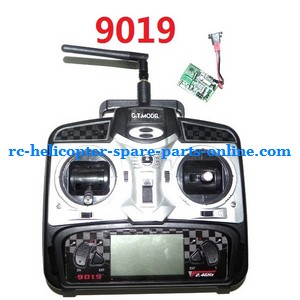 GT Model QS 9019 RC helicopter spare parts transmitter + PCB BOARD (Set)(9019) - Click Image to Close