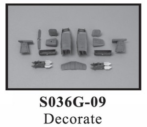 SYMA S036 S036G RC helicopter spare parts decotative set