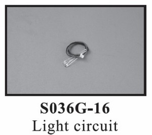 SYMA S036 S036G RC helicopter spare parts light circuit
