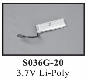 SYMA S036 S036G RC helicopter spare parts battery