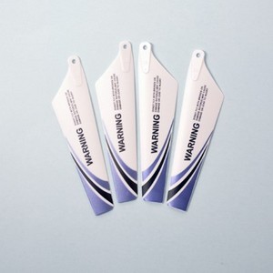 SYMA S105 S105G RC helicopter spare parts main blades (2x upper + 2x lower) - Click Image to Close