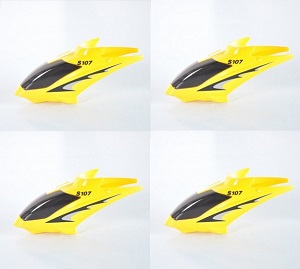SYMA S107 S107G S107I RC helicopter spare parts head cover (Yellow) 4pcs